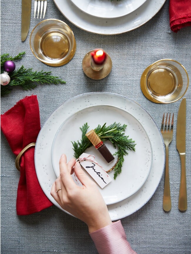 Mini Wreath Place Card